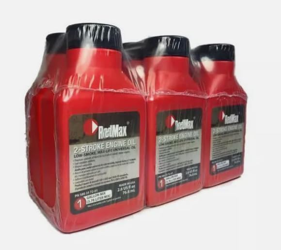 Replacement for RedMax OEM 598817701 MaxPro 2-Cycle Oil 2.6oz 6 Pack 1 Gallon Mix 580357201