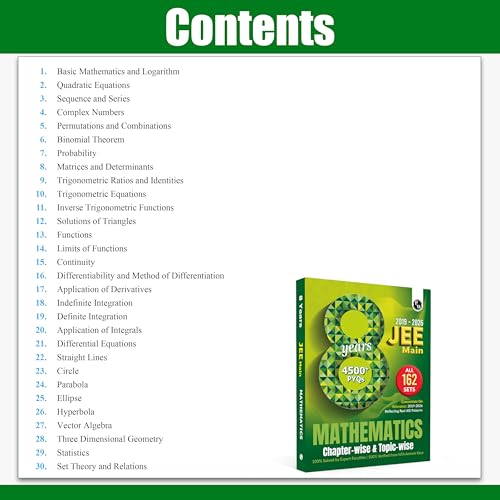 Image of PW JEE Main 8 Years (2019 - 2026) PYQs Mathematics Chapterwise and Topicwise | All 162 Sets Previous Years Solved Papers For JEE Main 2027 Exams | Concentrate on Relevance