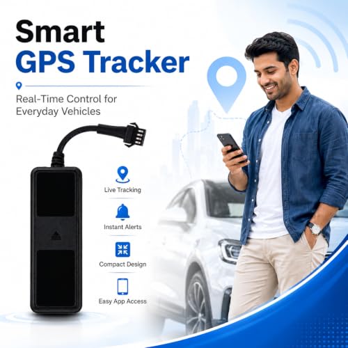 Image of Kavach Edge 5G /4G GPS Tracker for Car, Bike & Fleet Vehicles | Real-Time Live Tracking, Geofence Alert, Engine On /Off & Anti-Theft Alert | 1 Year Warranty | 5G SIM Included