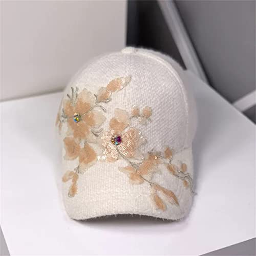 Casquette de baseball fleurie pour femme chapeau d'été réglable