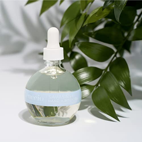 Cuccio Somatology Savasana Calming Hand And Body Oil - Intensely Moisturizing And Hydrating Blend - Made With Lavender, Eucalyptus, And Rosemary Oils - Soothe Your Mind And Nourish Your Body - 2.5 Oz #TOP2