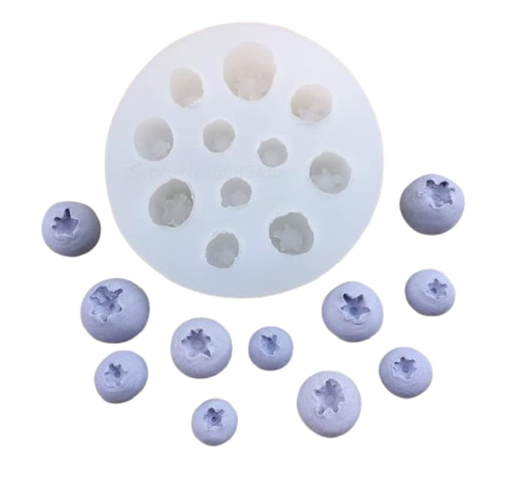 FirstTry Blueberry and Raspberry Chocolate Mold I 3D Mini Fruits Berry Silicone Casting Cupcake Mould I for DIY Cake Decor, Polymer Clay, Candy, Cookies, Muffin, Soap Resin Art Crafts (11 Cavity) (B0CV8Q8GSP) Amazon Price History, Amazon Price Tracker