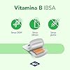 Vitamina B IBSA - 30 Film Orodispersibili. Integratore alimentare a base di Vitamine B6, B12 e Acido Folico che contribuiscono a ridurre stanchezza e affaticamento. Gusto arancia