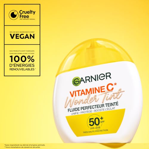 Fluide Perfecteur Teinté Garnier MO3600542658324 – SPF50+, Vitamine C - vue 10