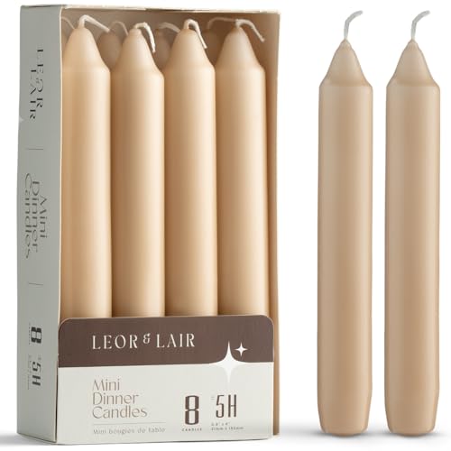 Leor & Lair Beige Candlesticks – Pack of...