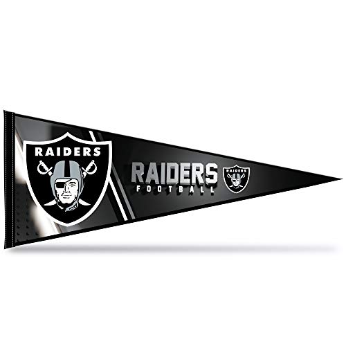 Rico Industries NFL Football Las Vegas Raiders Primary Filz-Wanddekoration, 30,5 x 76,2 cm, ideal für Zuhause, Schlafzimmer, Männerhöhle
