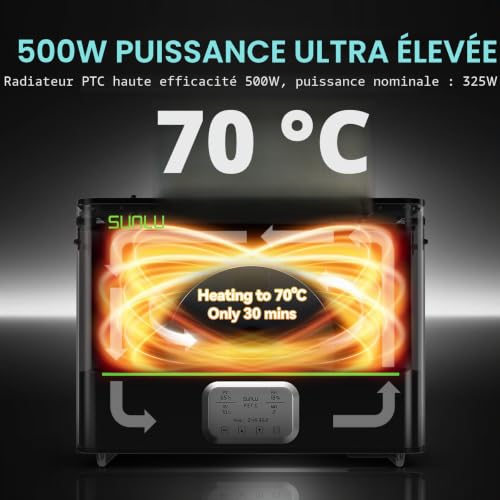 Sécheur de filament PC PA-CF FR-ABS boîte de séchage pour impression 3D noire