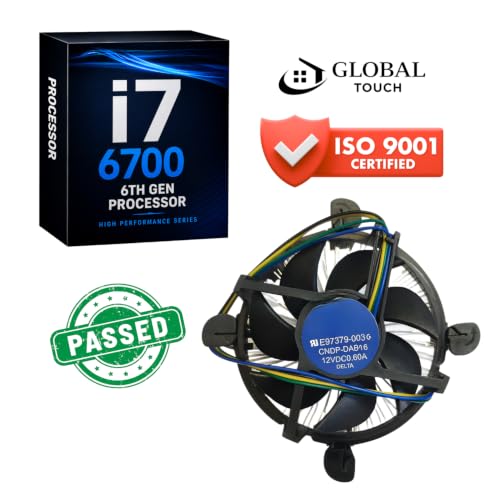 Image of i7-6700 Desktop Processor with Fan 4 Core 8 Thread LGA 1151
