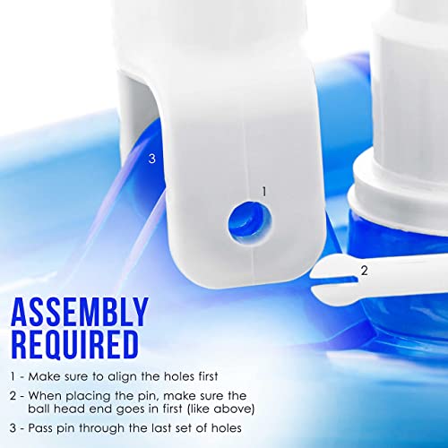U.s. Pool Supply Weighted Transparent Triangular Pool Vacuum Head With Swivel Hose Connection And Ez Clip Handle - Connect 1-1/4" Or 1-1/2" Hose - Removes Debris, Clean Corners - Safe For Vinyl Pools #TOP4