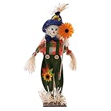 かかし装飾品立ちわら人形デスクトップレイアウトホームハロウィンデコラハロウィン装飾キッチン