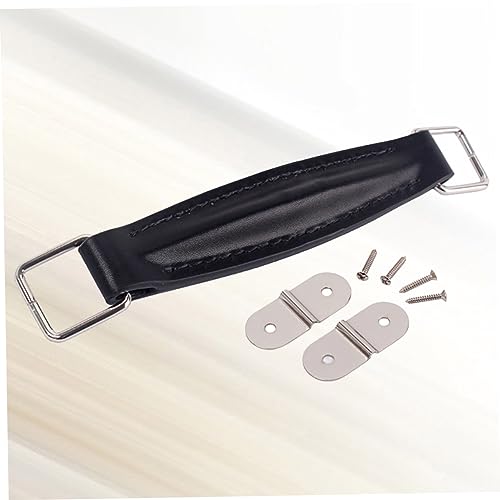 SUPVOX 2 Peças Alça De Alto-Falante Arnês De Couro Pulseira De Relógio De Couro Preto Pulseira De Am