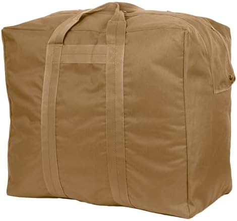 Rothco Enhanced Aviator Kit Bag - Heavy-Duty Outdoor Gear Carry Bag for Additional Storage, Olive Drab image 5