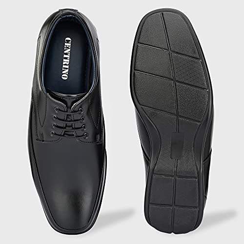 Image of Centrino Men's Formal Shoe |Elegant Lace Up Derby for Business & Casual Wear | Premium Craftsmanship for a Stylish & Sophisticated Look | Cushioned Insole for All-Day Comfort & Support (8657)