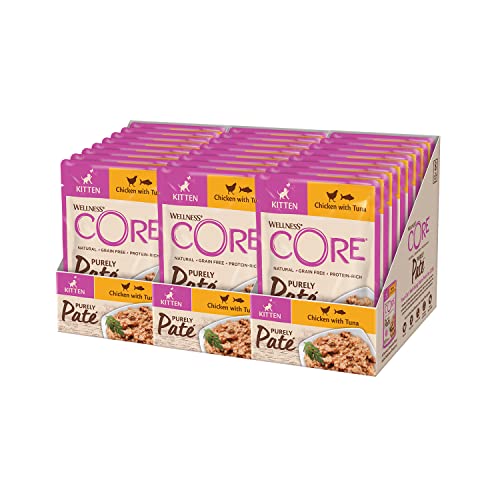 Wellness CORE Purely Paté 24 x 85g, Kurczak i Tuńczyk – Mokra Karma