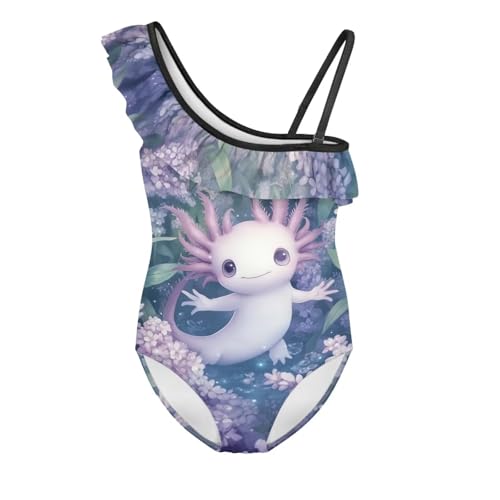 Image of Yzaoxia Girls Swimsuits One Piece Bathing Suit Sleeveless Gymnastics Swimwear for Kids 3-14Y