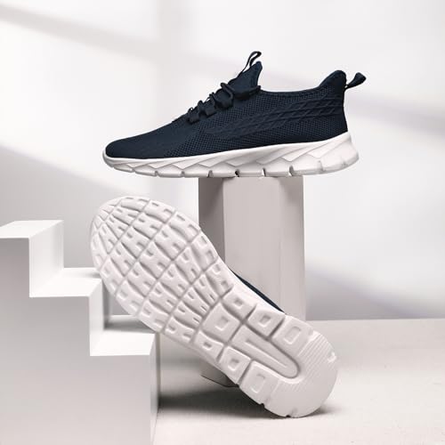 Image of Sneakers for Men Running Shoes Lightweight Tennis Walking Athletic Gym Workout Casual Summer Slip on Slippers