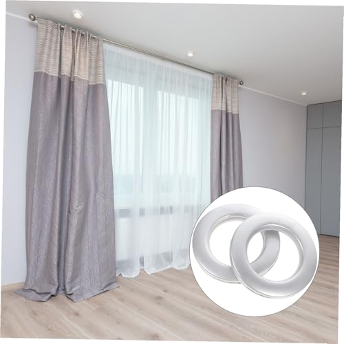 Anillos de ojal silenciosos para cortinas pack de 75 ojales plásticos de decoración 7