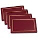 Pimpernel Classic Burgundy Placemats - Set of 4 (Large)