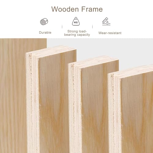Carrito portátil de madera para buffet exterior y eventos con toldo 4