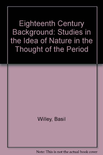 The Eighteenth Century Background B008PDC19M Book Cover