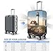 QSMBNET Travel Luggage Cover Lighthouse Backdrop Spandex Suitcase Protector Washable Baggage Covers Fashion Elastic Scratch-Resistant Luggage Cover Protector Fits 18-32 Inch Luggage