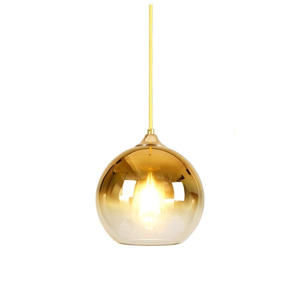 Chandelier scandinave E27 en bois et aluminium bleu pour salon