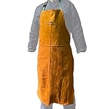 LahChak Leather Work Shop Apron, Buckle straps...