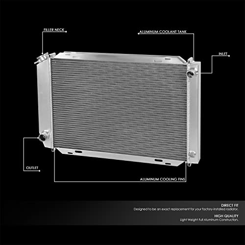 DNA Motoring RA-FM79-3 Aluminum Radiator product image