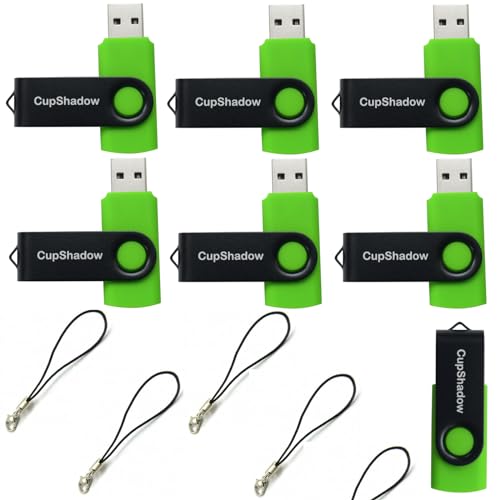 Clés USB 2.0 de 8 Go lot de 15 CupShadow vert pour équiper les classes et bureaux