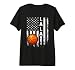 Basketball Lala America Flag Vintage Christmas Xmas Premium Tri-blend T-Shirt