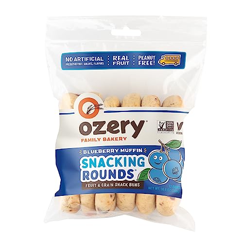 Ozery Bakery Blueberry Muffin Snacking Rounds, Allergen Free, Vegan, Made