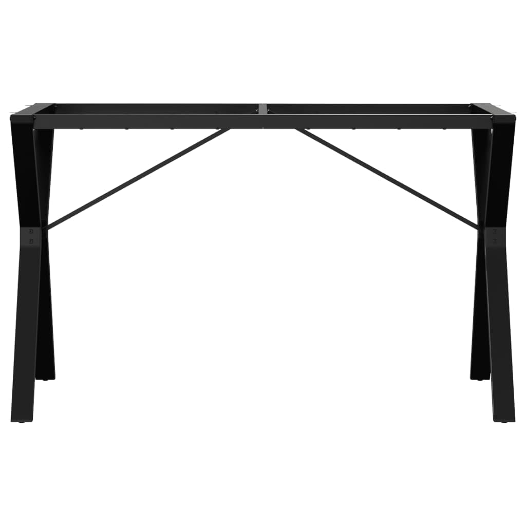 vidaXL Patas de Mesa de Comedor Estructura Y Acero 120x60x73 cm, Pata de Mesa Auxiliar, Pata de mesita Auxiliar, Pata de Mesa de Metal