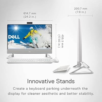 Dell Inspiron All-in-One Touch Screen Desktop Computer, 27 LED Low Blue Light Display, 14th Gen Intel Core7 150U, 32GB RAM, 1TB PCIe SSD, Wi-Fi 6, USB-C, HDMI, Wireless KB & Mouse, Windows 11 Pro
