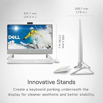 Dell Inspiron All-in-One Touch Screen Desktop Computer, 27 LED Low Blue Light Display, 14th Gen Intel Core7 150U, 32GB RAM, 1TB PCIe SSD, Wi-Fi 6, USB-C, HDMI, Wireless KB & Mouse, Windows 11 Pro
