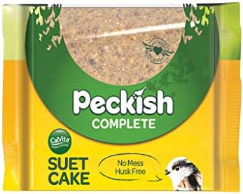 Peckish 60051206 Complete Suet Cake Block for Wild Birds, Pack of 10, Red/Purple/Brown