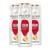 Pantene Pro-V Color Protect Shampoo, 3er Pack (3 x 500 ml), Schutz Für Gesund Aussehenden Glanz, Shampoo Damen, Haarpflege Glanz, Haarpflege, Coloriertes Haar, Gefärbtes Haar, Beauty