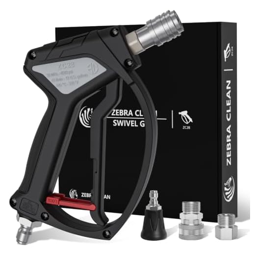 Versatile Swivel Pressure Washer Gun