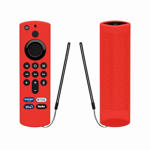 Capinha capa para controle remoto Fire TV Stick (3ª geração), silicone à prova de choque e antiderra