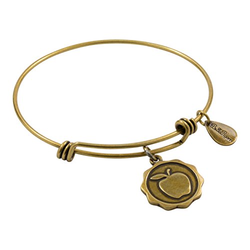 Image of Bella Ryann Gold-Plated Apple Charm Bracelet
