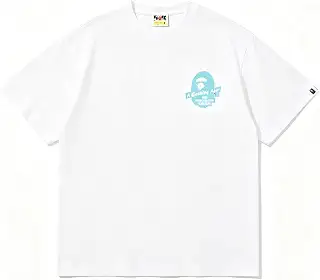 [MeiTianbd] 日本の流行の半袖シャツ、夏のスポーツTシャツ、純綿クルーネックTシャツ、ストリートスタイルのユニセックス半袖シャツ、ユーススタイル、通気性、吸汗性、速乾性。 [並行輸入品]