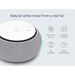 SNOOZ Smart White Noise Sound Machine - Real Fan Inside for Non-Looping White Noise, Sleep Aid for Adults, Travel, Sleeping, Bedroom, Portable, Baby Registry Essential - Cloud - Image 2
