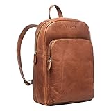 lederrucksack cognac austin Abmessungen (BxHxT): ca. 27 x 14 x 37 cm | Modell: Jona | Gewicht: 1065 g | Material: echtes Leder | Leder-Art: Rindsleder | Hersteller: STILORD | Kompatibilität: Papiere bis Format DIN A4 und Notebooks bis 13,3' | Aufteilung 1x großes Hauptfach mit gepolstertem Laptopfach bis 13,3' (Maße: 23 x 35 cm) und 2 Einsteckfächer für Geldbeutel und Smartphone und 1x Reißverschlussfach | 1x Reißverschlusstasche an der Vorderseite mit 2 Einsteckfächern für Stifte und 1x großes Einsteckfach