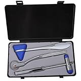 Zerodeko 3 Stück Neurologischer Hammer aus Zinklegierung mit Ergonomischem...