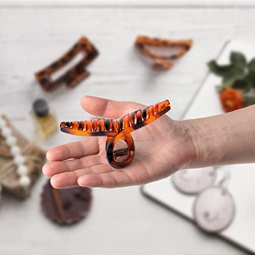 Hair Clips Women, Gadom Large Hair Claw Clip Nonslip Big Banana Clips Hair, Strong Hold Jaw Claw Clips for Thick Hair