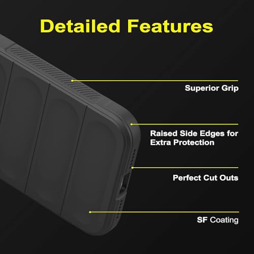Image of Amazon Brand-Solimo Mobile Cover for Realme GT 7 5G / GT 7T 5G | Full Camera Protection | Liquid Silicon Case | Flexible Bumper Case for Realme GT 7 5G / GT 7T 5G (Black)