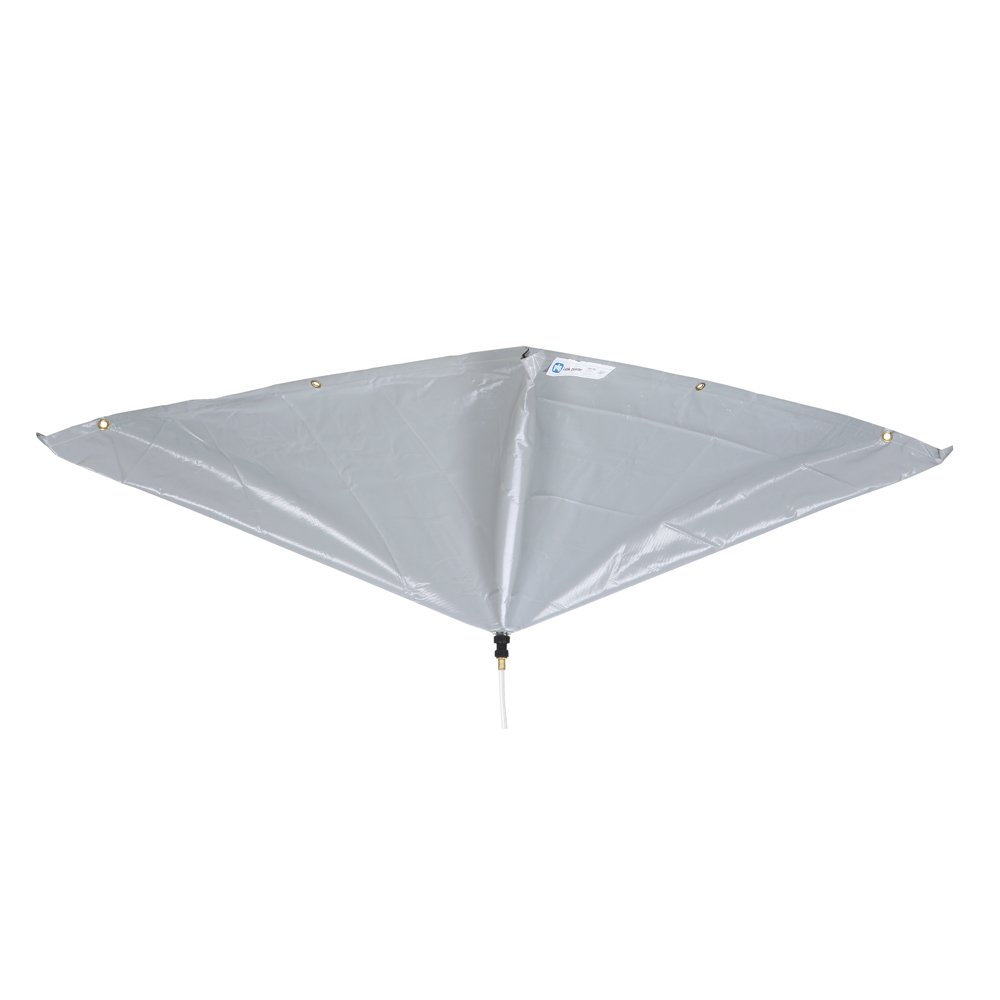 PIG Roof Leak Diverter Tarp - 5' x 5' - Gray - TLS462-GY