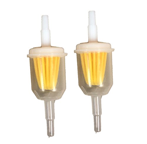 Two Universal Fuel Filters (Clear for 1/4