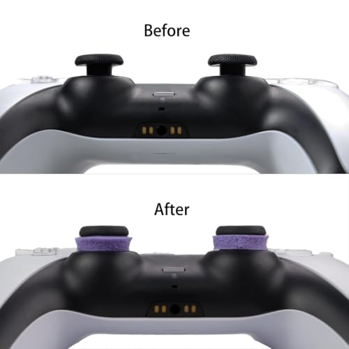 Image of MOLOPPO 8 PCS Precision Rings Kit for PS4, for PS5, for Xbox-Purple | for PS5 Accessories, for Xbox Accessories, Gaming Controller Enhancer
