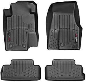 WeatherTech Custom Fit FloorLiner for Ford Mustang -1st & 2nd Row (Black)