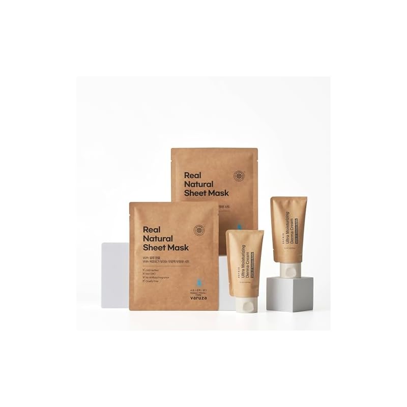 varuza EWG Verified Gift Box Set Korean Skin Care for Deep